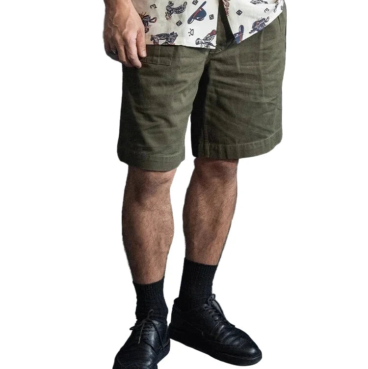 Gurkha Bermuda-shorts for menn – Army Khaki Drill 1941-inspirert design