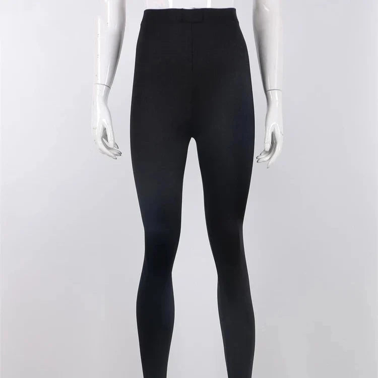 Høytlivs Skinny Bukse for Dame – Skinnende Tettsittende Bukser | Trendy &amp; Sexy Vinterstil 2025
