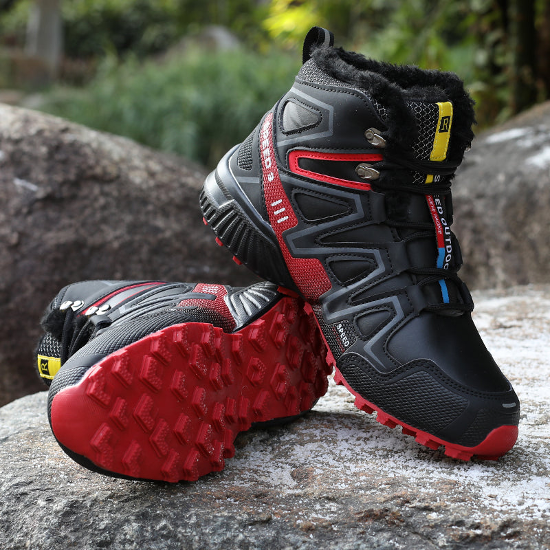 Vintersko herre med plysjfôr og sklisikker såle – bilde 5
