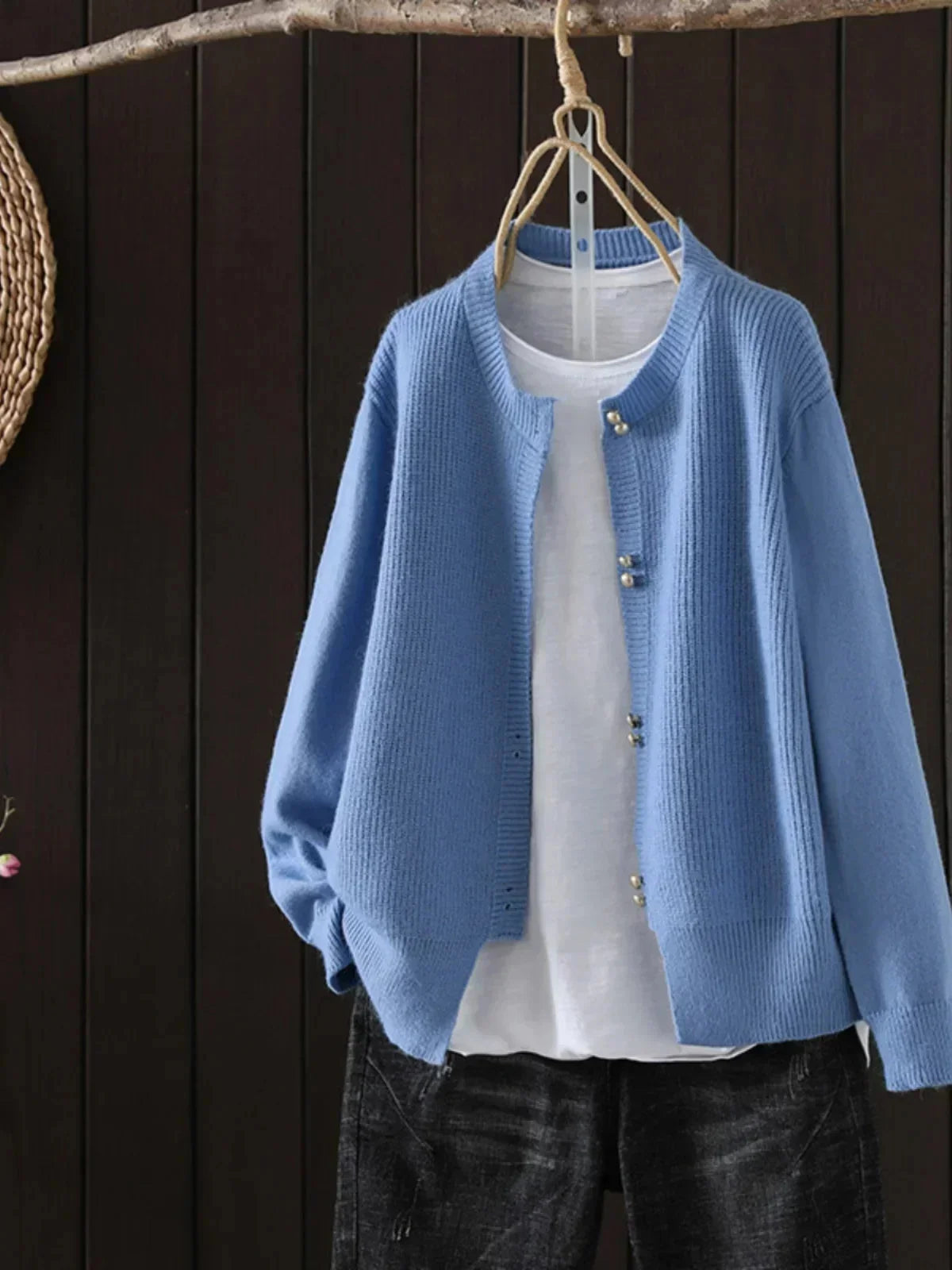 Klaerigo | CARDIGAN MED PERLEKNAPPER