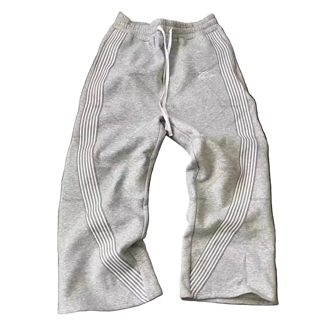 Unisex Joggebukser i Løs Passform – Trendy Streetwear Bukser | Komfortable Allround Trenings- og Hverdagsbukser – Svart