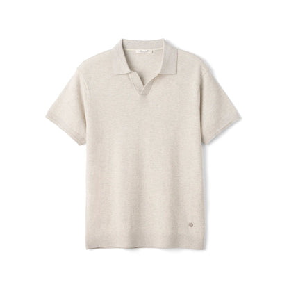 Strikket Polo til Herre – Myk og Pustende Business Casual Sommerstil