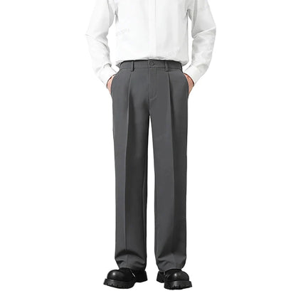 Klassiske Herrebukser – Elastisk Midje &amp; Tidløs Passform | Business Casual Bukser i Koreansk Stil (S–4XL)