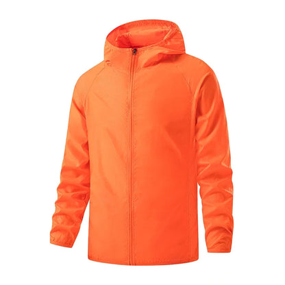 Unisex Turjakke – Vanntett &amp; Vindtett | Lett Vindjakke med Solbeskyttelse for Fotturer &amp; Utendørs