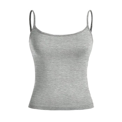 Slim Fit Tank Top til Dame – Enkel og Pustende Sommertopp
