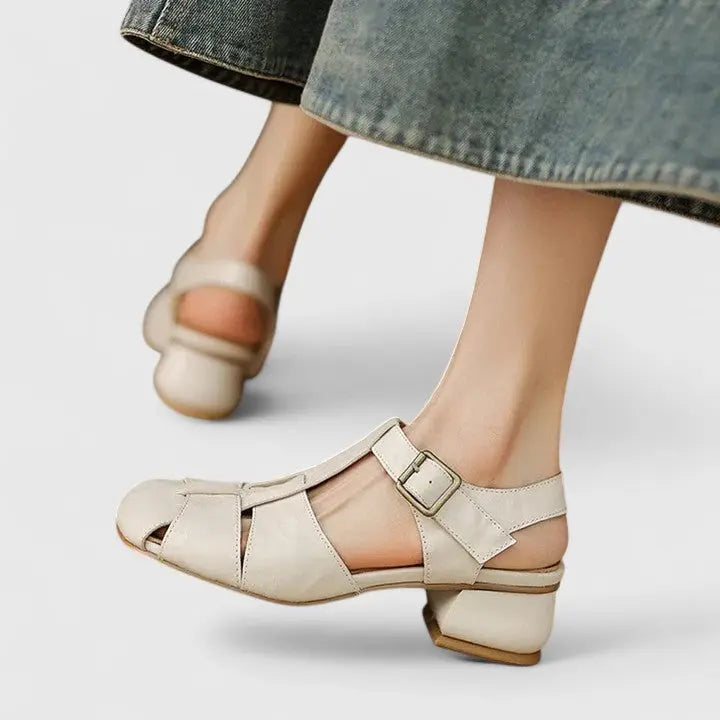 Celina | Elegante skinnsandaler
