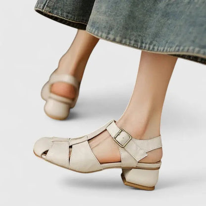 Celina | Elegante skinnsandaler