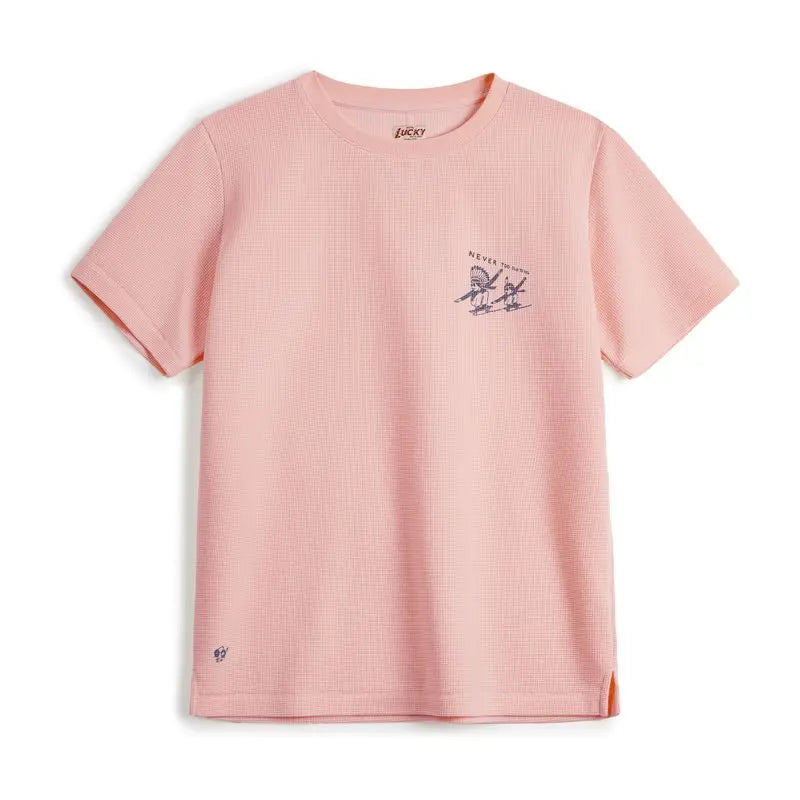 Waffle T-skjorte til Herre – Retro Stil med Strukturert Stoff og Komfortabel Passform