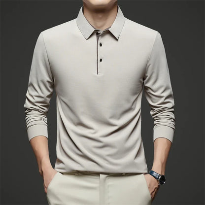 Herre Langermet Polo – Business Casual, Komfortabel &amp; Allsidig