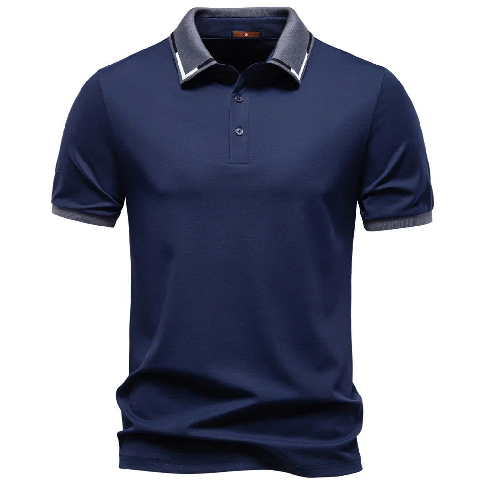 Polo T-skjorte til Herre – Slim Fit &amp; Lett Sommerkomfort
