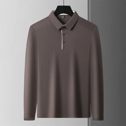 Herre Langermet Polo – Business Casual, Komfortabel &amp; Allsidig
