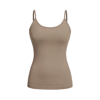 Slim Fit Tank Top til Dame – Enkel og Pustende Sommertopp