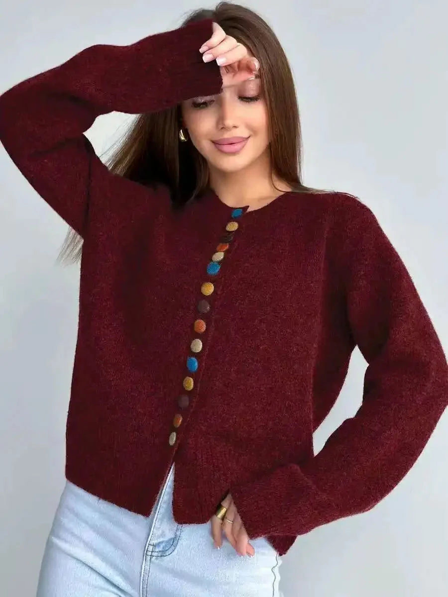 Klaerigo | CARDIGAN MED KNAPPEDETALJER