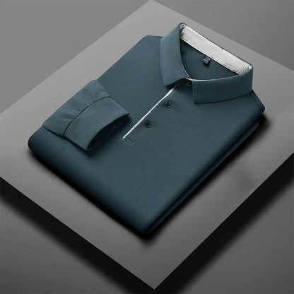 Herre Langermet Polo – Business Casual, Komfortabel &amp; Allsidig