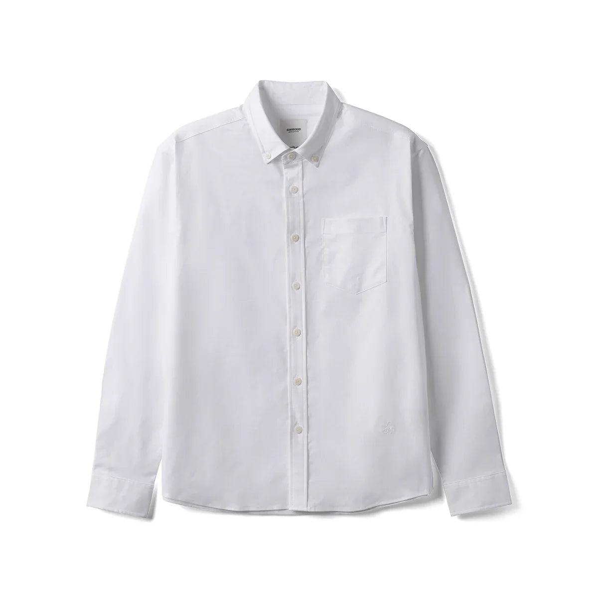 Klassisk Oxford-skjorte for Menn – Regular Fit i Ensfarget Design | Smart Casual Skjorte til Høst 2025