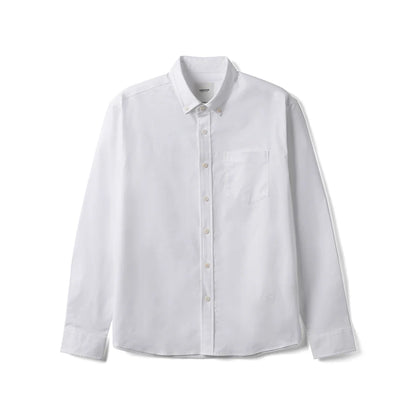 Klassisk Oxford-skjorte for Menn – Regular Fit i Ensfarget Design | Smart Casual Skjorte til Høst 2025
