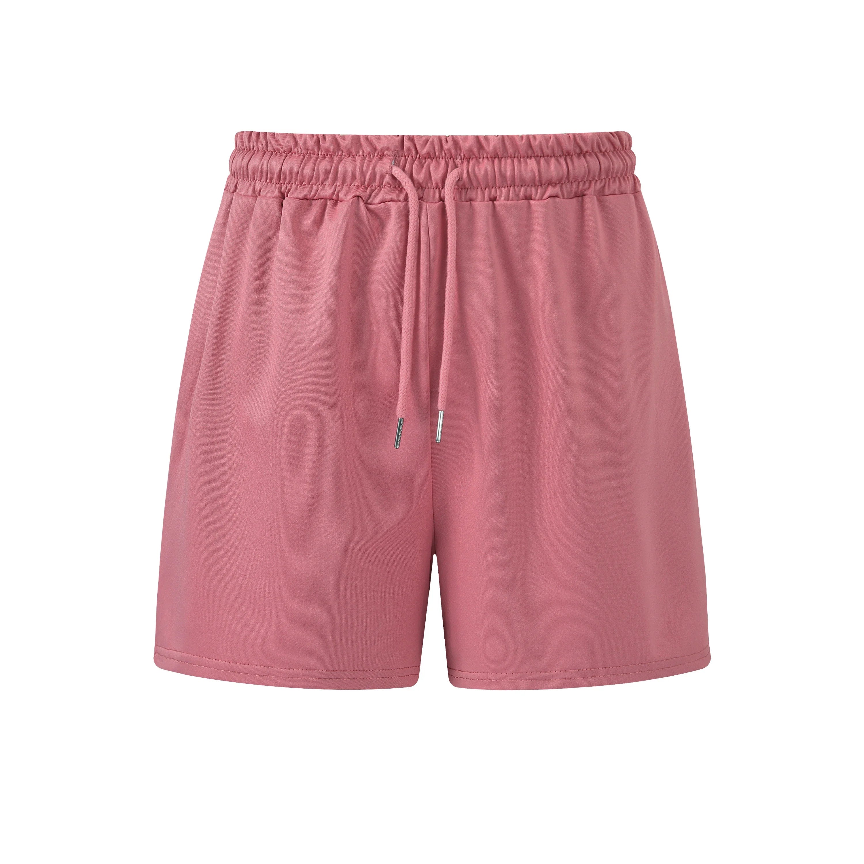 Høytlivs Shorts til Dame – Komfortabel Sporty Shorts med Snøring &amp; Lommer