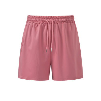 Høytlivs Shorts til Dame – Komfortabel Sporty Shorts med Snøring &amp; Lommer