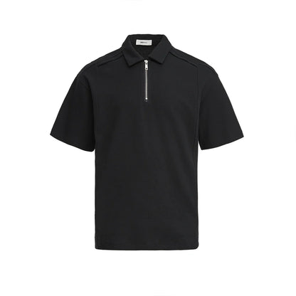 Kraftig Polo T-skjorte til Herre – Half-Zip &amp; 210g Premium Kvalitet