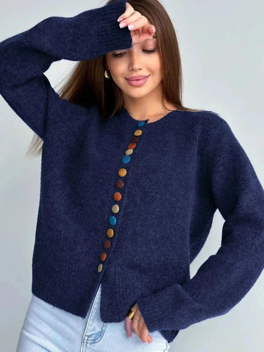 Klaerigo | CARDIGAN MED KNAPPEDETALJER