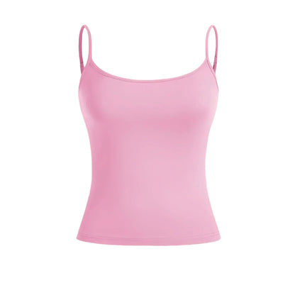 Slim Fit Tank Top til Dame – Enkel og Pustende Sommertopp