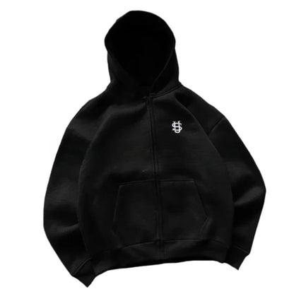 Trendy Joggebukser for Menn og Kvinner – Løse Wide Leg Sweatpants med Brodert Logo og Lommer | Streetwear &amp; Komfort i Ett