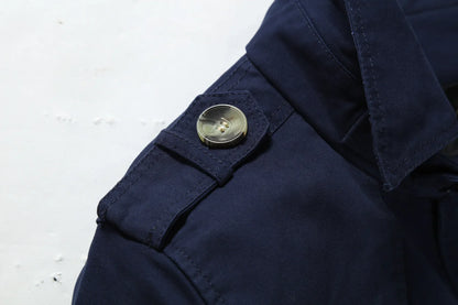 Moteriktig lang trenchcoat for menn