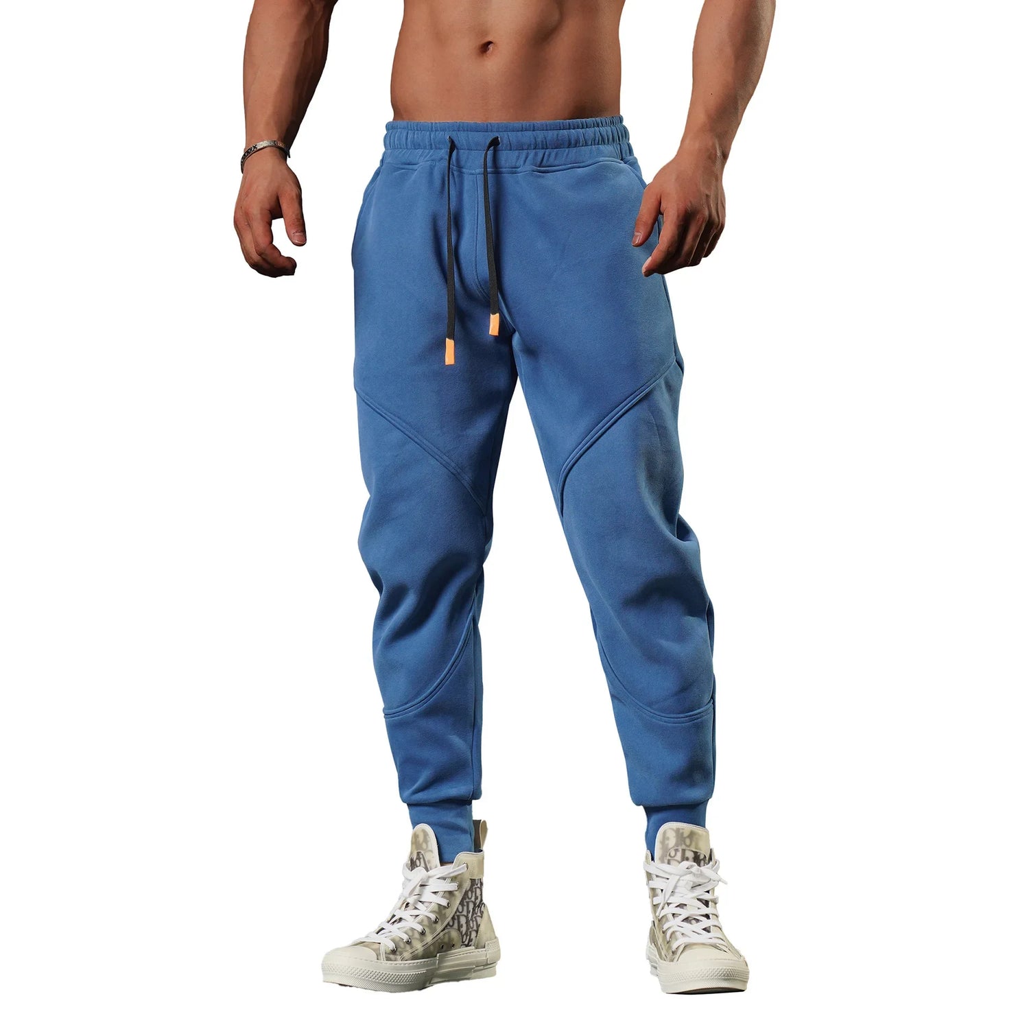 Herre Treningsbukse – Slim Fit Joggebukse til Trening, Løping og Hverdagsbruk