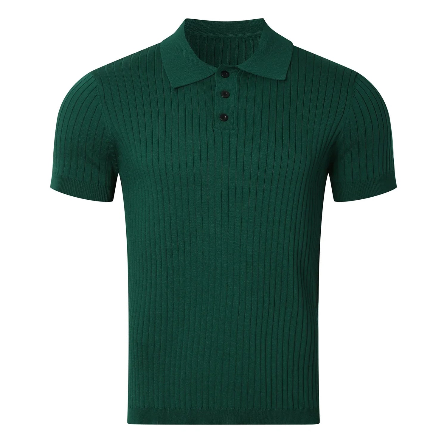 Strikket Polo T-skjorte til Herre – Lett, Pustende &amp; Trendy Sommerstil