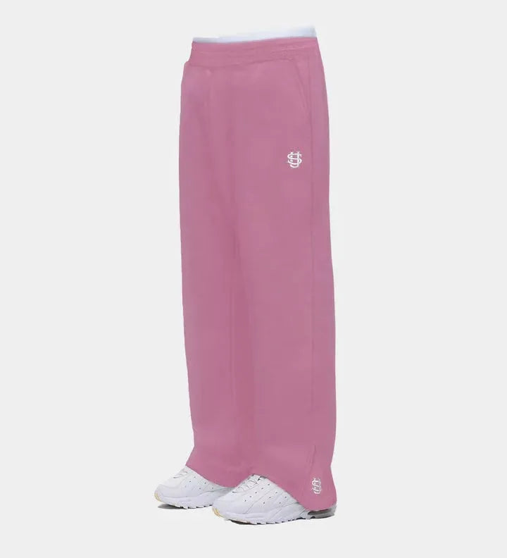 Trendy Joggebukser for Menn og Kvinner – Løse Wide Leg Sweatpants med Brodert Logo og Lommer | Streetwear &amp; Komfort i Ett