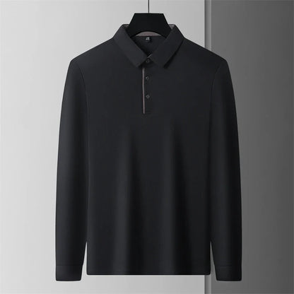 Herre Langermet Polo – Business Casual, Komfortabel &amp; Allsidig