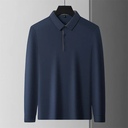 Herre Langermet Polo – Business Casual, Komfortabel &amp; Allsidig