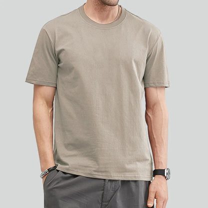 Unisex Basic T-skjorte i 100% Bomull – Oversized Ensfarget Topp for Menn, Kvinner og Ungdom | Komfortabel Sommertee