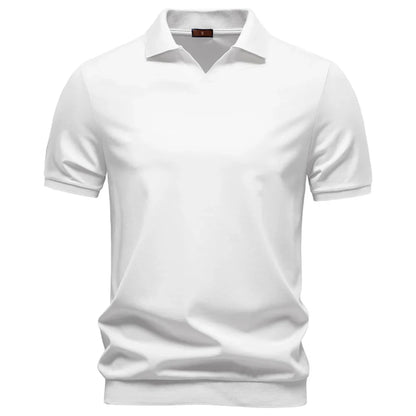 Silkemyk Polo til Herre – Pustende Old Money Sommerstil