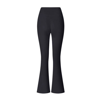 Høytlivs Flared Leggings for Dame – Trening, Yoga &amp; Fitness | Vide Sportstights med Magekontroll og Komfortabel Passform