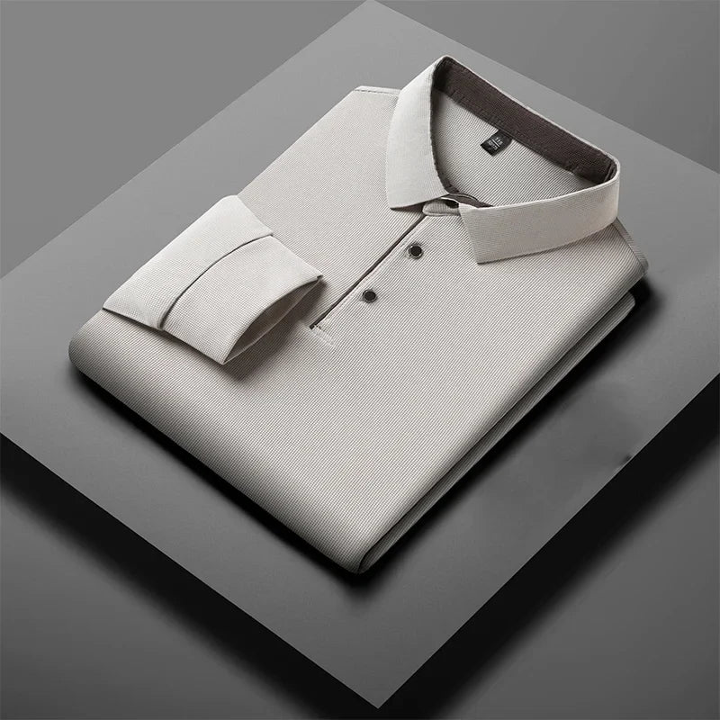 Herre Langermet Polo – Business Casual, Komfortabel &amp; Allsidig
