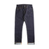Slim Straight Jeans for Menn – 12oz Rinsed Red Selvedge Denim | Klassiske Tidløse Jeans i Premium Kvalitet – Mørk blå (Onewash)