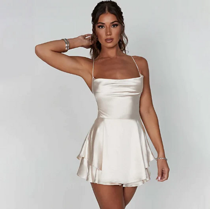 Elegant jumpsuit i silke