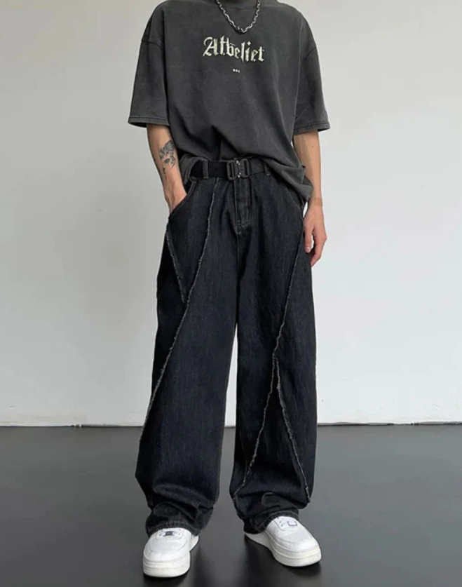 StreetEdge broderte jeans