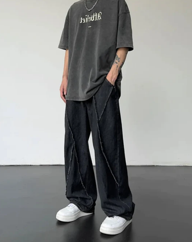 StreetEdge broderte jeans