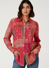 Celestine | Bluse med klassisk krage – S