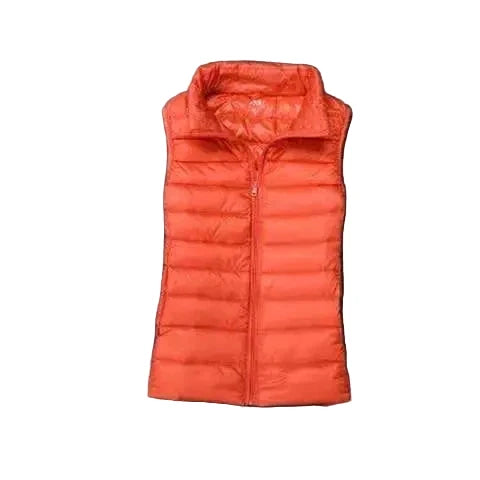Dame Dunvest – Ultralett &amp; Varm i Hvit Andedun | Puffer Vest Høst/Vinter 2025 (opptil 8XL)