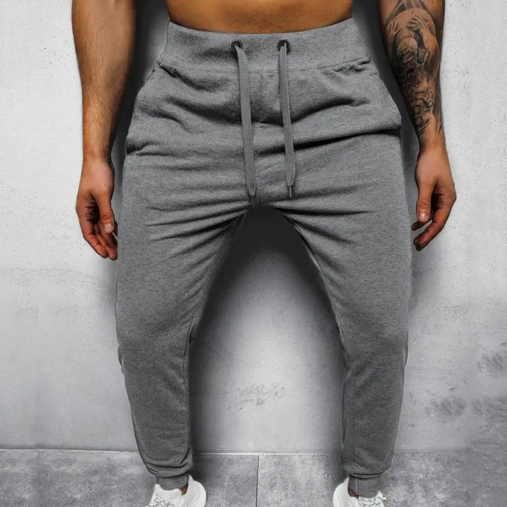 Joggebukse for Herre med Sidelinjer – Ultrapmyk, Slim Fit Treningsbukse i Bomull (Høstnyhet)