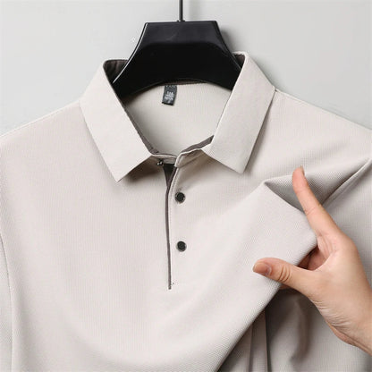 Herre Langermet Polo – Business Casual, Komfortabel &amp; Allsidig