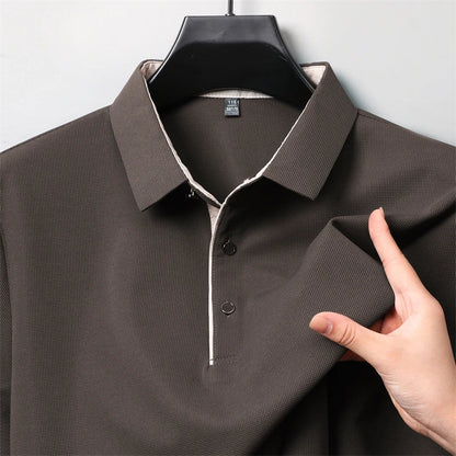 Herre Langermet Polo – Business Casual, Komfortabel &amp; Allsidig