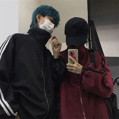 Oversized Vindjakke for Dame – Koreansk BF-stil | Lett, Trendy &amp; Solbeskyttende Streetwear til Vår og Høst
