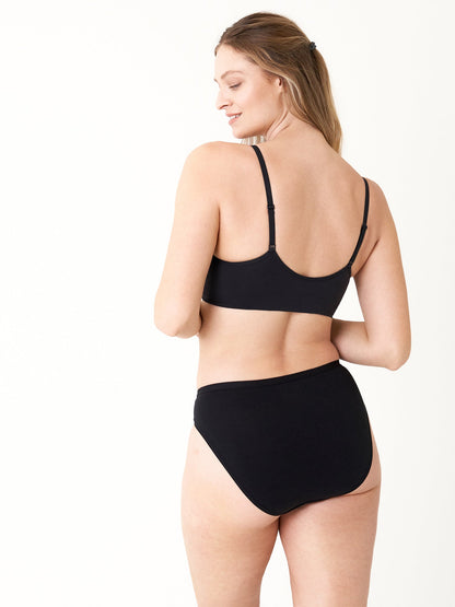 Sømløs ammebh i mykt strikk – ammebralette uten bøyle