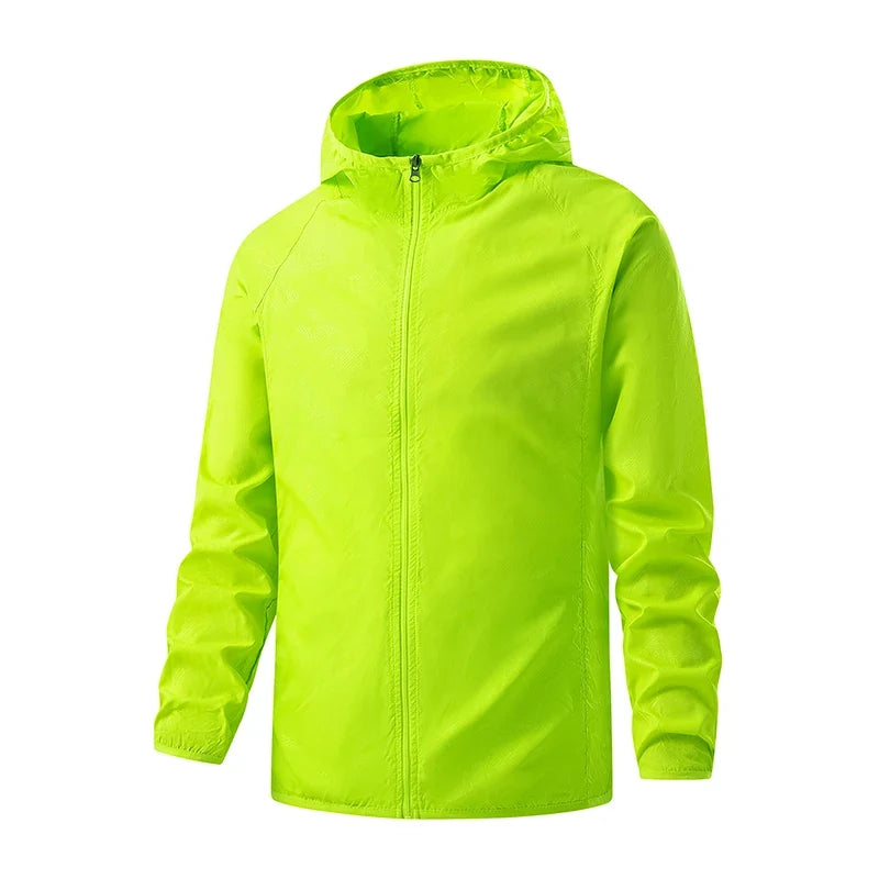 Unisex Turjakke – Vanntett &amp; Vindtett | Lett Vindjakke med Solbeskyttelse for Fotturer &amp; Utendørs