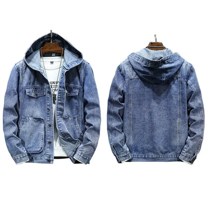 Hettejakke i denim