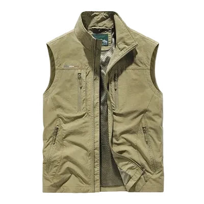 Mesh Vest til Herre – Pustende Multi-lomme Outdoor Vest
